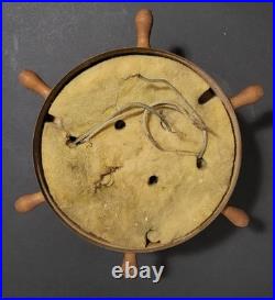 PARTS/REPAIR Vintage Nautical Ships Wheel Ceiling 3 Light Fixture Maritime