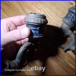 Pair Antique Lamp Light Salvage Parts Hardware Wall sconce