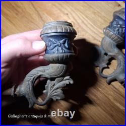 Pair Antique Lamp Light Salvage Parts Hardware Wall sconce