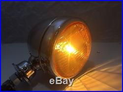 Pair Bullet Style Amber Lens 5 12 Volt Fog Lights Lamps Car Truck Hot Rod