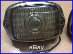 Pair Glass DO-RAY 466 back up lamp REVERSE Parking light vintage auto TRUCK Car