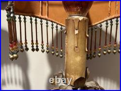 Pair Of Boudoir Lamps 1 Of A Kind! Redesigned From Vintage Parts. L. A. Artist