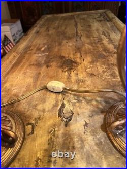 Pair Of Boudoir Lamps 1 Of A Kind! Redesigned From Vintage Parts. L. A. Artist