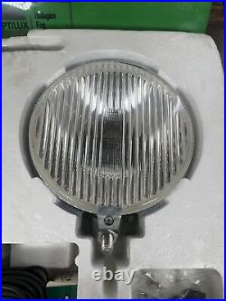 Pair Of Vintage Optilux Halogen Fog Lamp Lights Made In Germany K8323 For Parts