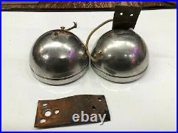 Pair VINTAGE Cowl Lamp Parts Lights 20's 30's CHRYSLER Plymouth DODGE Car Truck