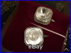Pair VTG Cibie Iodo Rally Fog Light Bumper 70s 80s Driving Lamps and Covers NOS