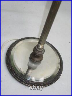 Parts / repair vintage antique GH mirror pedestal lamps lamp light pillar pair
