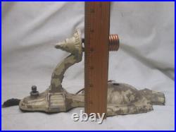 Parts / repair vintage antique electric sconce lamp light cast iron wall fixture