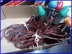 Pennant 25 Bulb Outdoor Christmas Lights Vtg Collectible In Original Box Parts