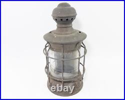 Perkins PERKO Brass Marine Ship Lantern, Incomplete Parts Or Repair, Resto