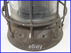 Perkins PERKO Brass Marine Ship Lantern, Incomplete Parts Or Repair, Resto