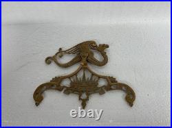 Pittsburg Brass Co rare hanging lamp dragon balancer for parts or restoration