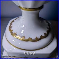 Porcelaine de Paris Louis XVI Revival Lamp Complete Parts 1890-1910