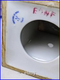 Porcelaine de Paris Louis XVI Revival Lamp Complete Parts 1890-1910