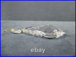 Prisms Crystal Glass Pendalogue Teardrop Antique Vtg Chandelier Parts 8pcs