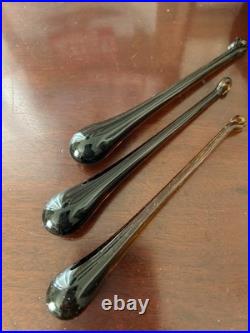 RARE Antique Amber Crystal Prisms Chandelier Lamp Parts Suncatcher 5.25