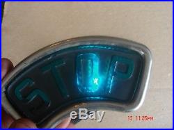 RARE Vintage Yankee Blue Letter Stop Lamp Tail Light Car Motorcycle Vehicle