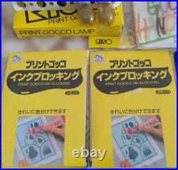 RISO Print Gocco PG-11 Lamp Master Ink Supplies Parts Assorted Lot Japan Vintage