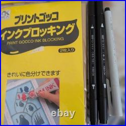 RISO Print Gocco PG-11 Lamp Master Ink Supplies Parts Assorted Lot Japan Vintage