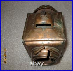 Rare Original E & J Carriage Lantern Pat. 1908 Antique Vintage Lamp For Parts