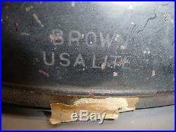 Rare Vintage 1920's BROWN USA LITE Brake Backup Tail Light Lamp