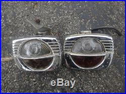 Rare Vintage Chicago Auto Lamp Model SL 49 Rat Hot Rod Chopper Harley Headlight