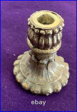 SET 4 Collectible antique vintage Lighting lamp parts gold gilt Cast metal