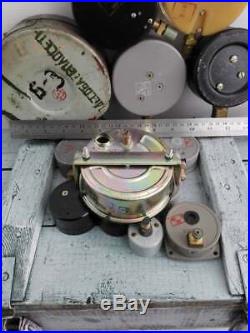 SET OF 15 Vintage Pressure Gauges. Steampunk Lamp Parts. Industrial Steampunk