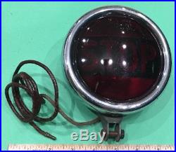 STOP Light Lamp Vintage Accessory OKAY PASS Teleoptic Sparton 30s 39 46 42 48 GM