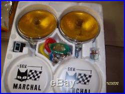 S. E. V. MARCHAL sev 880 Fog Lamps Vintage Quality Euro Lights New in box