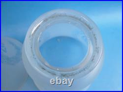 Set 3 Vintage Christmas Bow Frosted Glass Decorative Ceiling Light Shades Parts