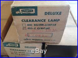 Set 5 Do-Ray no. 410 vintage marker Light fender NIB red GLASS TRUCK CAB LAMP 12v