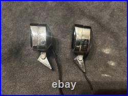 Set Of 2 Cgc Vintage Square Fog Lamps Vintage JPN Import Rare Mortor Cycle Model