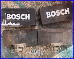 Set of Vintage Bosch Fog/Driving/Off Road Lamps For Parts Only