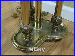 Stiffel Vintage Brass Bouillotte Candlestick Floor Lamp for repair parts