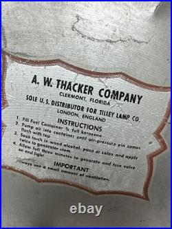 TILLEY Kerosene Pressure Heater Lantern Camping Lamp Radiator Parts Or Repairs