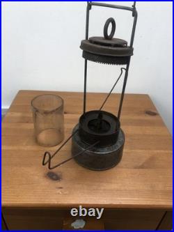 The muff radiator lamp vintage car