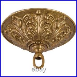 Traditional Brass Light Fixture Base