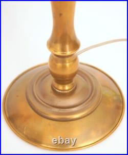 Unique piece Art Nouveau table copper lamp street carcans lamp
