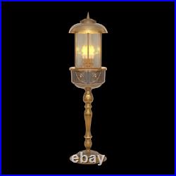 Unique piece Art Nouveau table copper lamp street carcans lamp