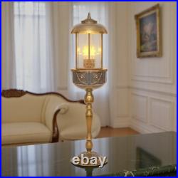 Unique piece Art Nouveau table copper lamp street carcans lamp