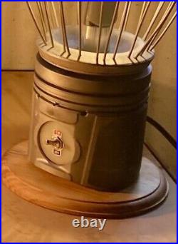 Upcycled Table Lamp From Pistons And Mixer Parts