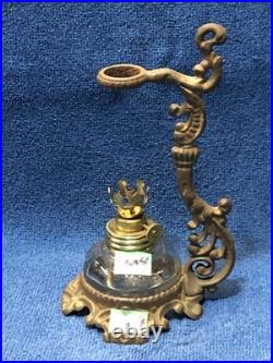 VAPO CRESOLENE Miniature LAMP 4 Fonts, 4 Burners, 4 Holders c1890 Original PARTS