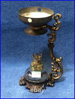 VAPO CRESOLENE Miniature LAMP 4 Fonts, 4 Burners, 4 Holders c1890 Original PARTS