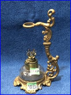 VAPO CRESOLENE Miniature LAMP 4 Fonts, 4 Burners, 4 Holders c1890 Original PARTS