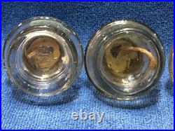 VAPO CRESOLENE Miniature LAMP 4 Fonts, 4 Burners, 4 Holders c1890 Original PARTS