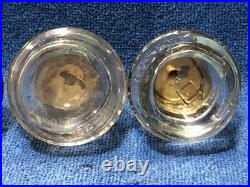 VAPO CRESOLENE Miniature LAMP 4 Fonts, 4 Burners, 4 Holders c1890 Original PARTS