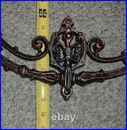 VINTAGE CAST ALUMINUM Chandelier ARMS Or Lamp Parts 18 Tall x 19 WIDE