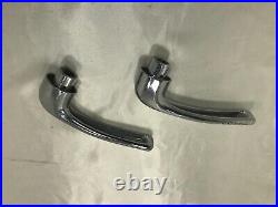 VINTAGE Chrome Interior Door Handles PAIR 1930's 1940s 1950's 1960's Ford Chevy