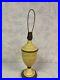 VINTAGE_Ornate_Yellow_Ceramic_MADE_IN_GERMANY_Lamp_Light_PARTS_ANTIQUE_COOL_RARE_01_vgci